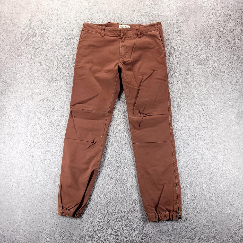 Nili Lotan Pants Womens 2 Brown Twill Jogger Ankle Zip Cropped French Military